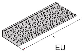 Лоток кабельный перфорированный усиленного типа ELCOS EU-16-5-1 Кабельные вводы и штуцера