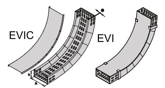 Угол вертикальный, внутренний ELCOS EVI-10-4-1 Перфорированный крепеж