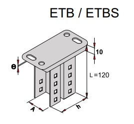 Стойка подвесная с креплением на потолок ELCOS ETB-1.5 Вспомогательное оборудование ОПС
